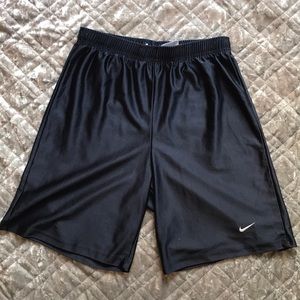 Boys navy blue nike athletic shorts